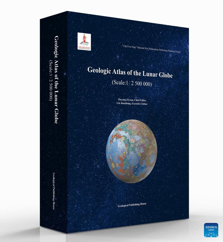 Atlas địa chất của Mặt trăng - Ảnh: TÂN HOA XÃ/CAS