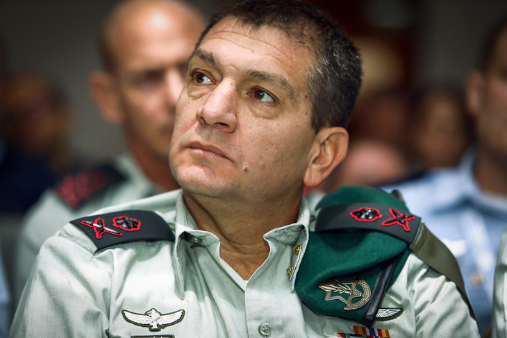 Giám đốc Cục Tình báo quân đội Israel Aharon Haliva - Ảnh: TIMES OF ISRAEL