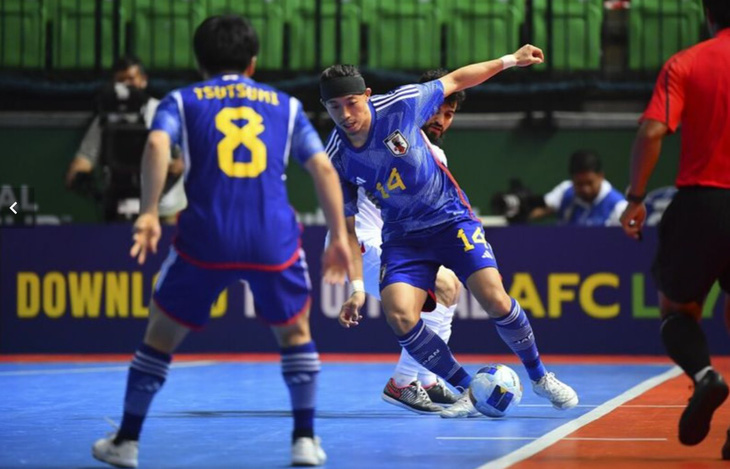 Tuyển futsal Nhật bất ngờ bị loại sớm - Ảnh: AFC