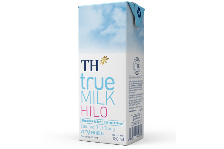 Sữa tươi tiệt trùng vị tự nhiên TH true MILK HILO