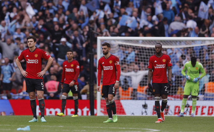 Các cầu thủ Man United bị chỉ trích nặng nề sau trận bán kết Cúp FA - Ảnh: REUTERS