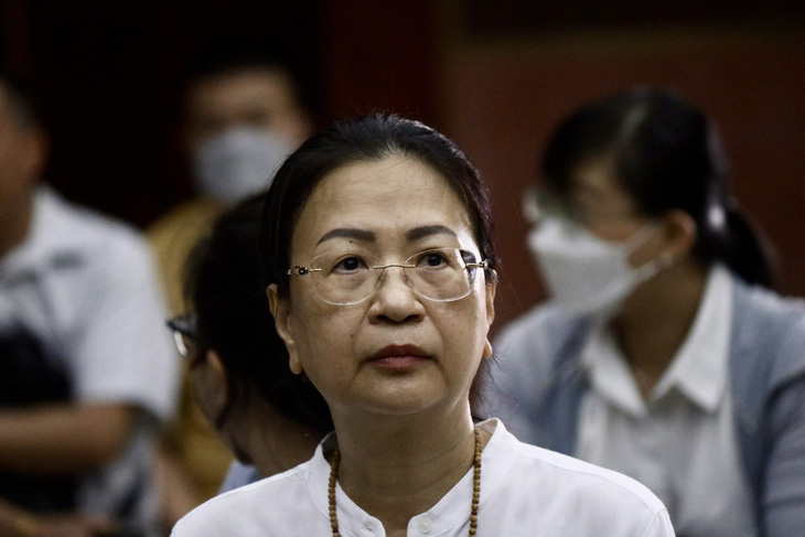 Bà Nguyễn Thị Bích Hạnh tại phiên tòa phúc thẩm - Ảnh: KHẮC HIẾU