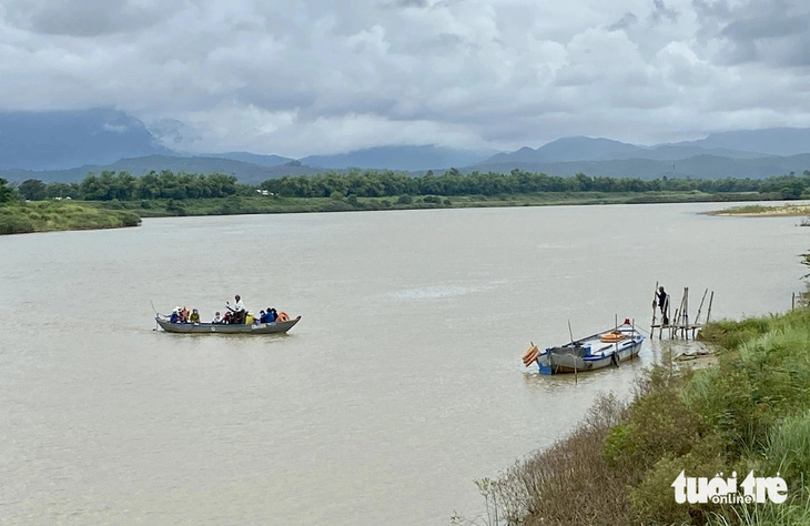 Một khúc sông trong hệ thống sông Vu Gia - Thu Bồn đi qua địa phận tỉnh Quảng Nam - Ảnh: TRƯỜNG TRUNG
