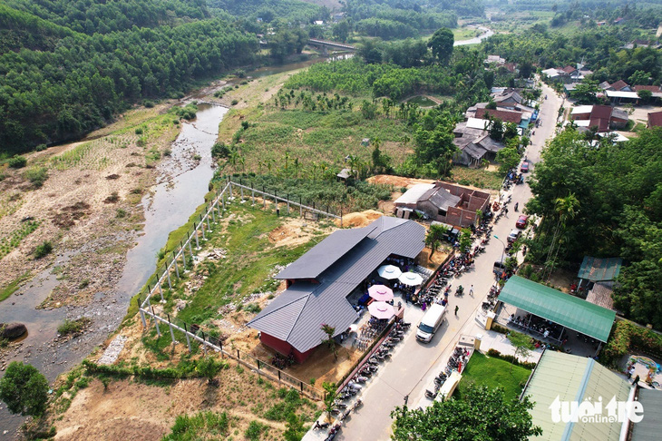 Điểm trường Trịnh Công Sơn nằm trên rẻo cao xã Hương Long, huyện Nam Đông, Thừa Thiên Huế - Ảnh: NHẬT LINH