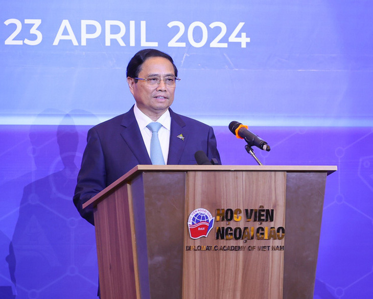 Thủ tướng Chính phủ Phạm Minh Chính đánh giá cao các ý kiến phát biểu tại tọa đàm với doanh nghiệp các nước ASEAN trong khuôn khổ Diễn đàn Tương lai ASEAN 2024 - Ảnh: VGP/Nhật Bắc