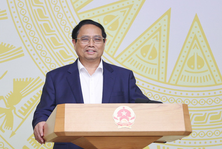 Thủ tướng Phạm Minh Chính chủ trì cuộc họp Ủy ban Quốc gia về chuyển đổi số - Ảnh: VGP