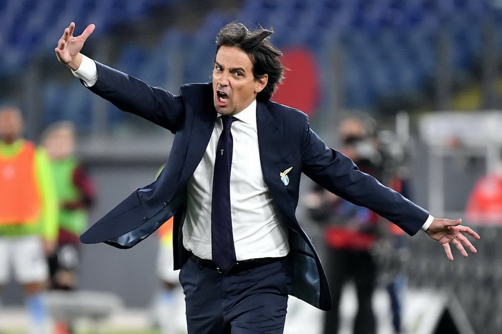 HLV Simone Inzaghi thành công rực rỡ cùng Inter Milan - Ảnh: Reuters