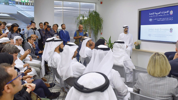 Trung tâm Cách mạng công nghiệp lần thứ tư (C4IR) của UAE thành lập năm 2019 - Ảnh: UAE CENTRE FOR FOURTH INDUSTRIAL REVOLUTION