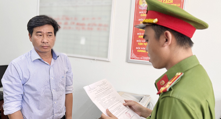 Bị can Nguyễn Quang Minh bị khởi tố, cấm đi khỏi nơi cư trú - Ảnh: TIẾN VĂN