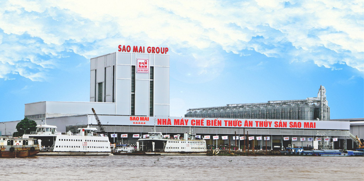 Nhà máy chế biến thức ăn thủy sản Sao Mai Super Feed