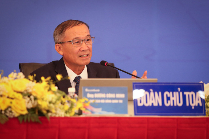 Ông Dương Công Minh - chủ tịch HĐQT Sacombank - Ảnh: PHƯƠNG QUYÊN