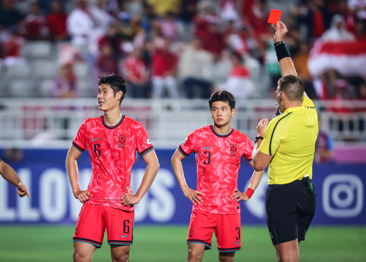 U23 Hàn Quốc thất bại trước Indonesia ở Giải U23 châu Á - Ảnh: Getty