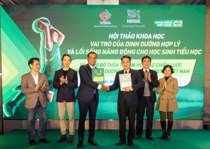 Viện Dinh dưỡng quốc gia và Nestlé Việt Nam hợp tác chiến lược
