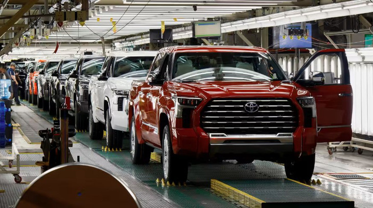 Toyota sẽ có thêm nhà máy sản xuất xe điện ở Mỹ - Ảnh chụp màn hình Reuters