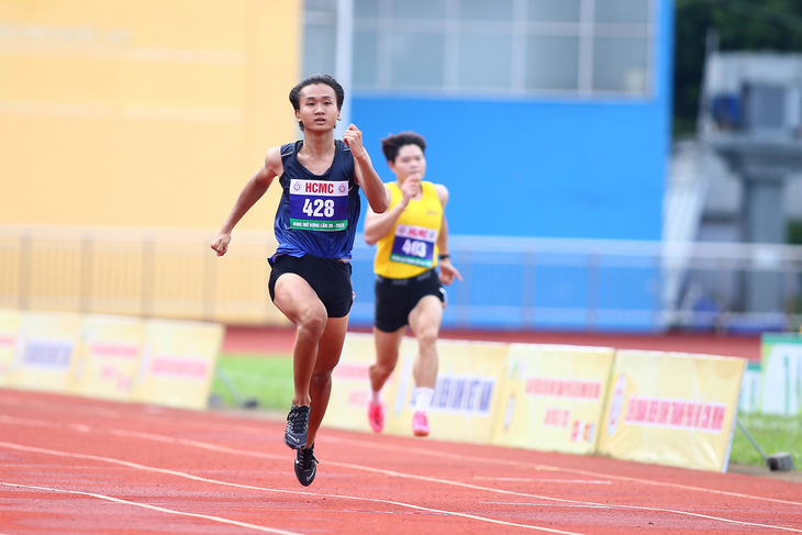 Trần Thị Nhi Yến đang là chân chạy số 1 của điền kinh Việt Nam ở nội dung 100m và 200m - Ảnh: HOÀNG TÙNG