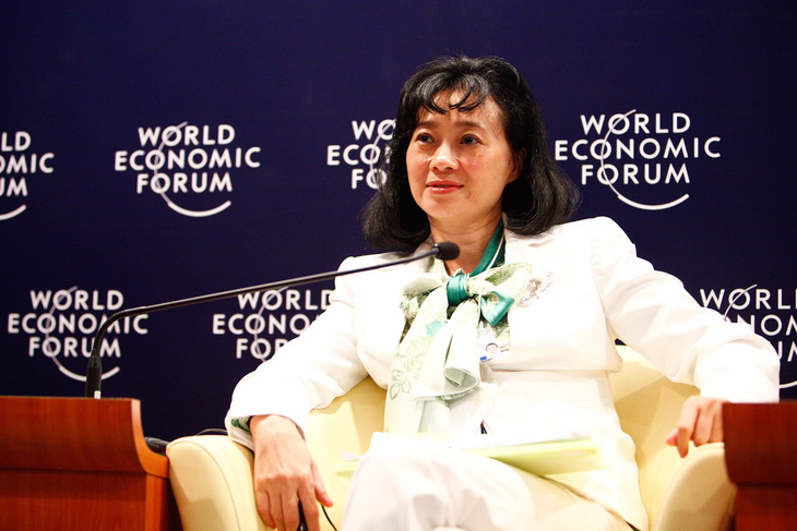 Bà Đặng Thị Hoàng Yến không còn là người đại diện pháp luật của Tân Tạo song vẫn giữ vai trò chủ tịch hội đồng quản trị của doanh nghiệp này - Ảnh: World Economic Forum
