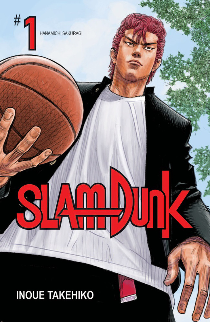 Bìa mới của manga Slam Dunk phát hành tại Indonesia - Ảnh:  Elex Media Komputindo