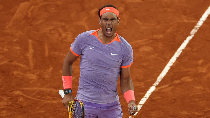 Rafael Nadal đã có chiến thắng ấn tượng trước hạt giống số 10 Alex de Minaur - Ảnh: Getty Images