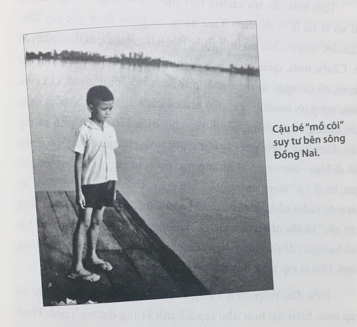 Cậu bé Lưu Đình Triều bên sông Đồng Nai - Ảnh chụp tử tác phẩm