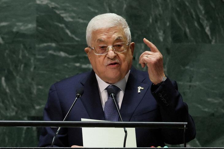 Tổng thống chính quyền Palestine Mahmoud Abbas - Ảnh: REUTERS