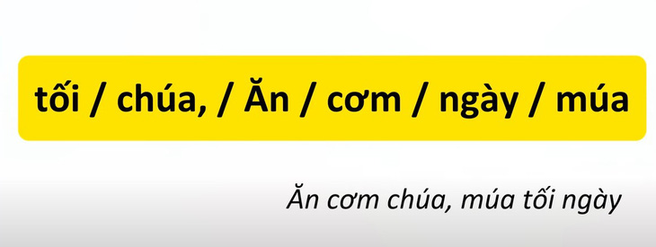 Thử tài tiếng Việt: Sắp xếp các từ sau thành câu có nghĩa (P77)- Ảnh 2.