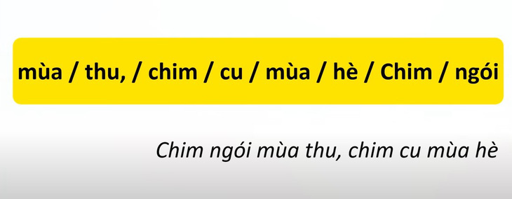 Thử tài tiếng Việt: Sắp xếp các từ sau thành câu có nghĩa (P78)- Ảnh 4.