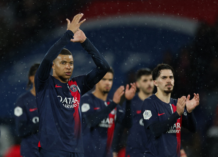 PSG đã sớm lên ngôi tại Ligue 1 mùa giải 2023-2024 - Ảnh: REUTERS