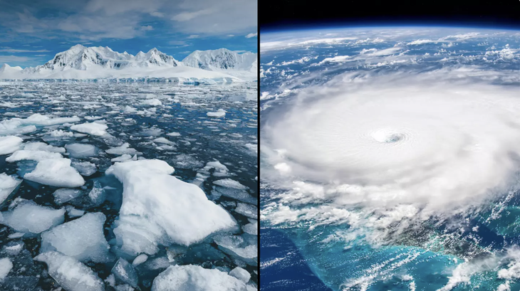 Thể tích xoáy của vòng xoáy đại dương Nam Cực lớn hơn 100 lần so với tất cả các con sông trên thế giới cộng lại - Ảnh: Ladbible