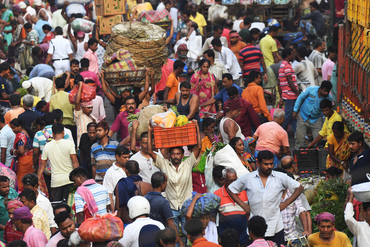 Dù có dân số tăng nhanh nhưng tỉ lệ người Ấn Độ trong độ tuổi lao động có việc làm giảm trong nhiều năm qua - Ảnh: AFP