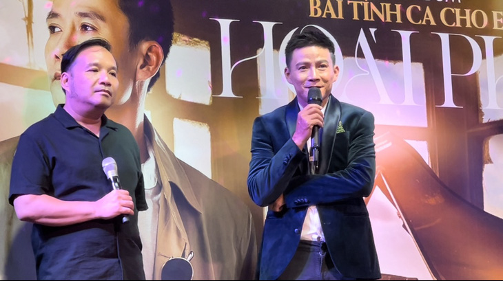 Ca sĩ Hoài Phú cùng nhạc sĩ Nguyễn Hà giới thiệu về album Bài tình ca cho em với truyền thông và khán giả