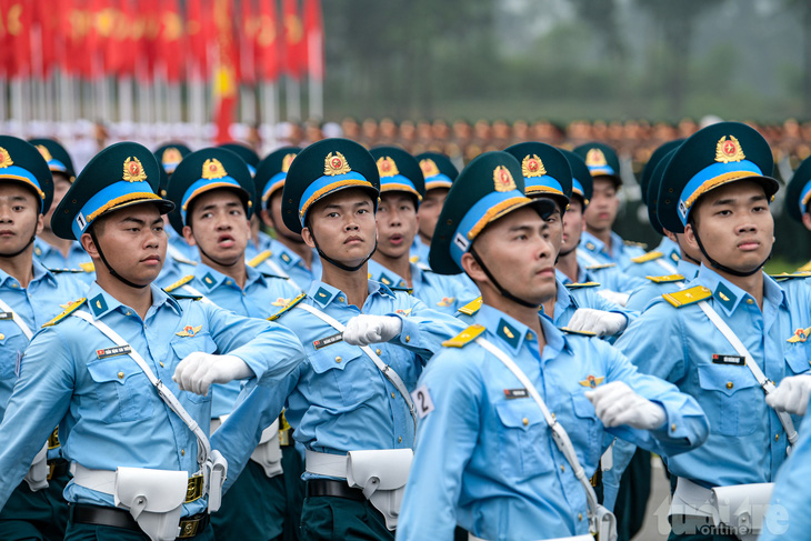 Công an, Quân đội hợp luyện diễu binh, diễu hành kỷ niệm 70 năm Chiến thắng Điện Biên Phủ- Ảnh 8.