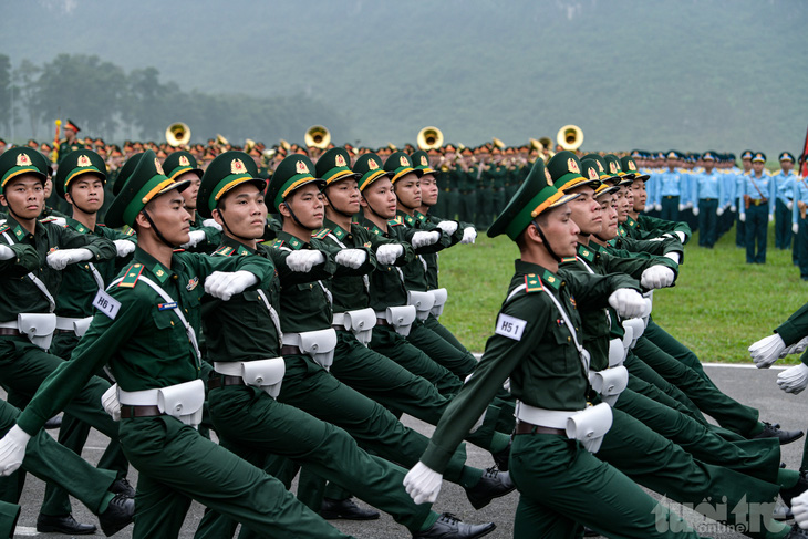 Công an, Quân đội hợp luyện diễu binh, diễu hành kỷ niệm 70 năm Chiến thắng Điện Biên Phủ- Ảnh 15.