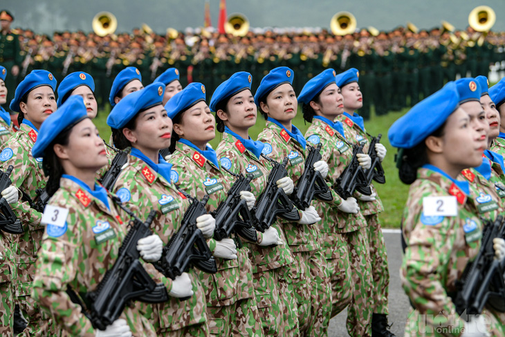 Công an, Quân đội hợp luyện diễu binh, diễu hành kỷ niệm 70 năm Chiến thắng Điện Biên Phủ- Ảnh 17.