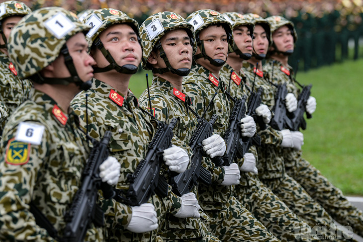 Công an, Quân đội hợp luyện diễu binh, diễu hành kỷ niệm 70 năm Chiến thắng Điện Biên Phủ- Ảnh 20.