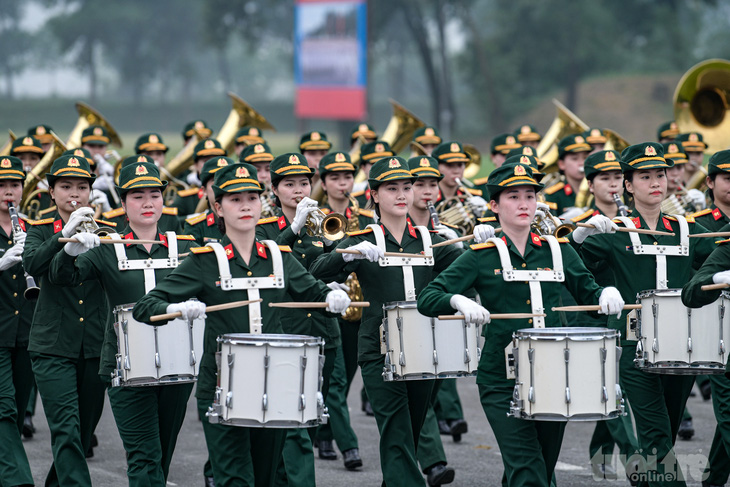 Công an, Quân đội hợp luyện diễu binh, diễu hành kỷ niệm 70 năm Chiến thắng Điện Biên Phủ- Ảnh 5.
