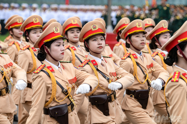 Công an, Quân đội hợp luyện diễu binh, diễu hành kỷ niệm 70 năm Chiến thắng Điện Biên Phủ- Ảnh 25.