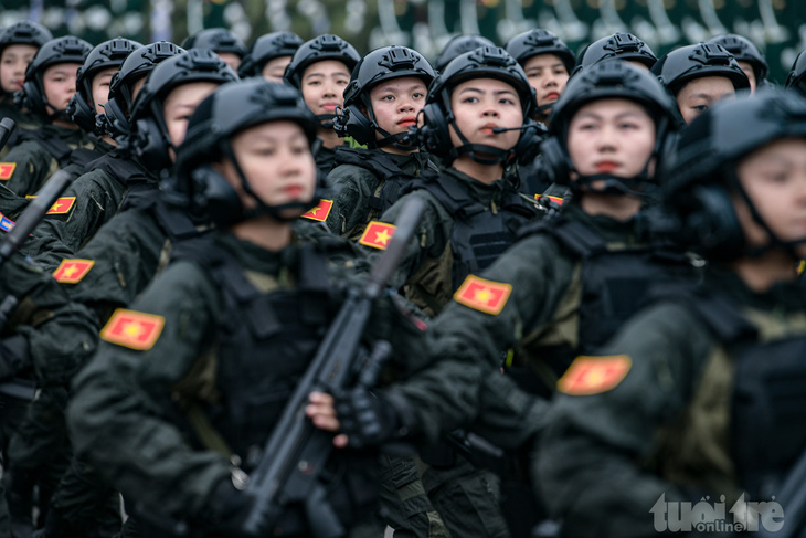 Công an, Quân đội hợp luyện diễu binh, diễu hành kỷ niệm 70 năm Chiến thắng Điện Biên Phủ- Ảnh 29.