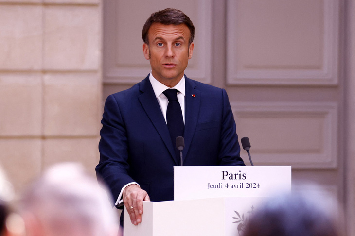 Tổng thống Pháp Emmanuel Macron - Ảnh: REUTERS