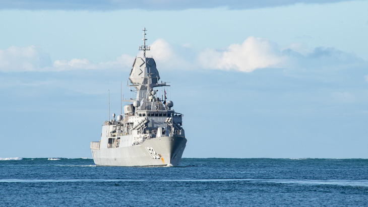 Tàu chiến Úc HMAS Warramunga tại cuộc tập trận RIMPAC 2022 - Ảnh: DVIDS