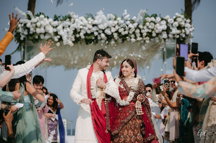 Một đám cưới Ấn Độ được tổ chức ở Đà Nẵng đầu năm nay - Ảnh: THỊ DINH