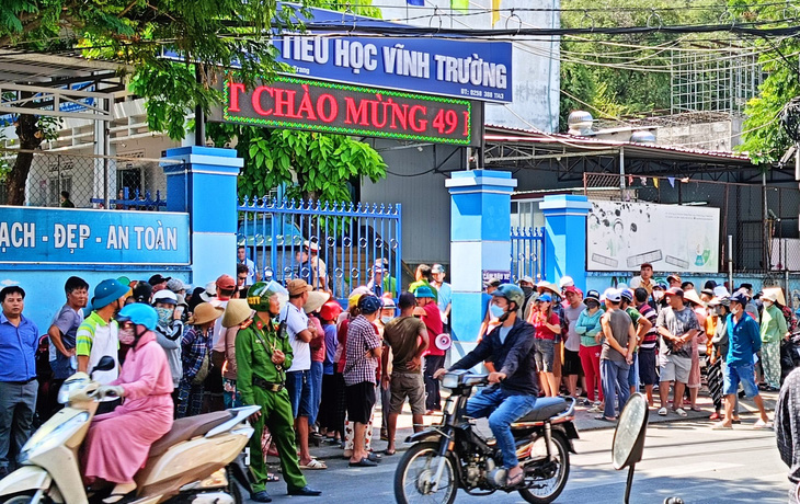 Trường tiểu học Vĩnh Trường, TP Nha Trang - Ảnh: TRẦN HOÀI BÃO