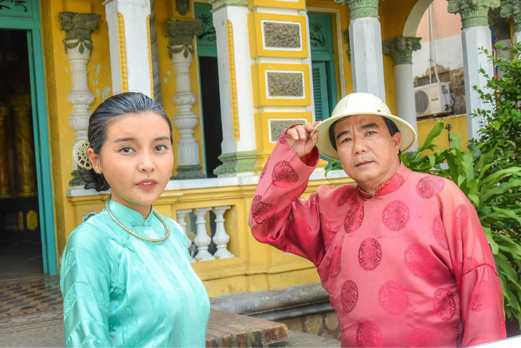 Diễn viên Lê Hữu Thủy trên phim trường - Ảnh: Facebook nhân vật