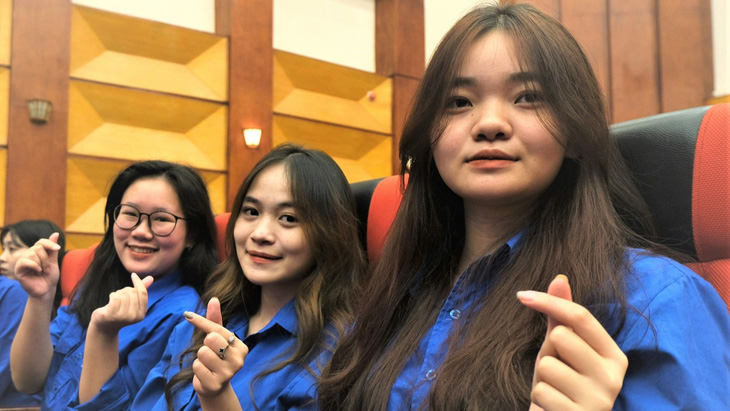 Sinh viên Hà Nội dự Diễn đàn quốc gia “Chính sách đối với thanh niên xung phong, thanh niên tình nguyện” - Ảnh: HÀ THANH