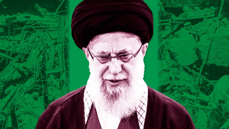 Lãnh tụ tối cao Iran Ali Khamenei đã cảnh báo "Israel sẽ bị trừng phạt" vì vụ tấn công san phẳng Lãnh sự quán Iran ở Syria - Ảnh: FINANCIAL TIMES