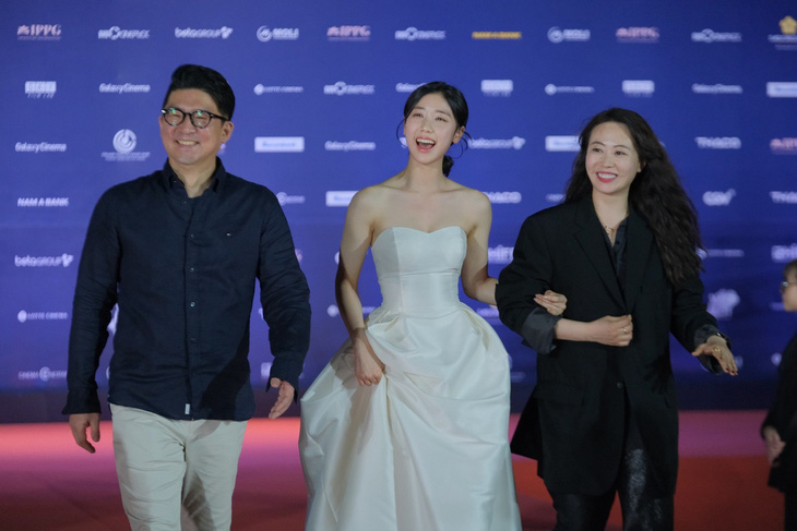 Đoàn phim Hàn Quốc có tác phẩm chiếu tại HIFF năm nay - Ảnh: BTC