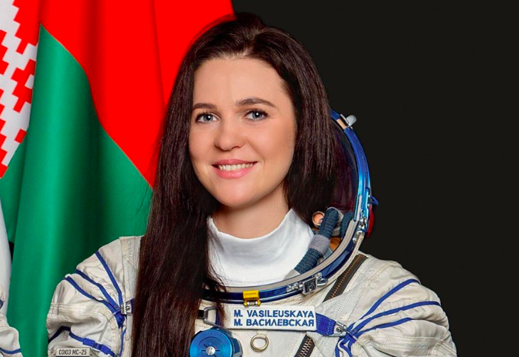 Phi hành gia Belarus Marina Vasilevskaya - Ảnh chụp màn hình/SWNS