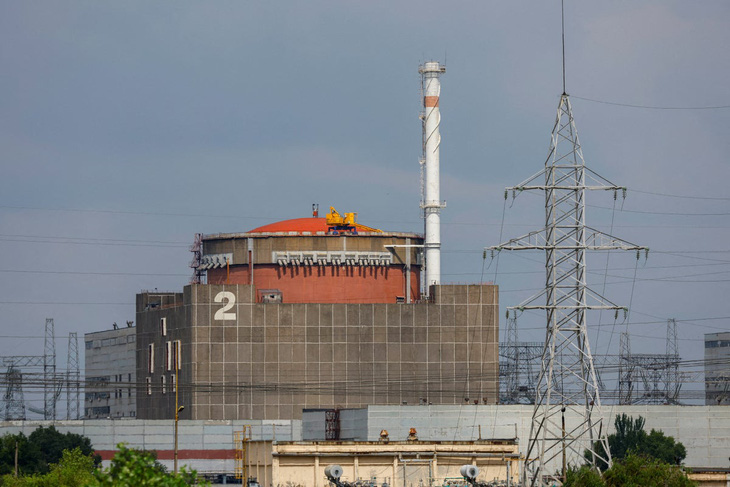 Một góc Nhà máy điện hạt nhân Zaporizhzhia - Ảnh: REUTERS
