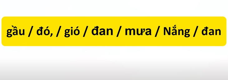 Thử tài tiếng Việt: Sắp xếp các từ sau thành câu có nghĩa (P56)- Ảnh 3.
