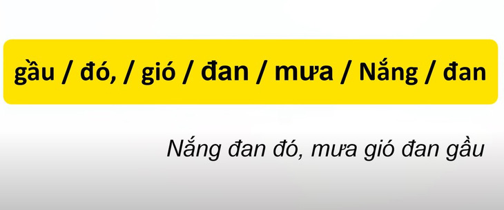 Thử tài tiếng Việt: Sắp xếp các từ sau thành câu có nghĩa (P56)- Ảnh 4.