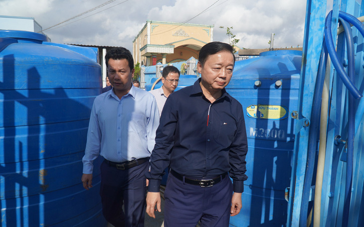 Tiền Giang báo cáo tình hình thiếu nước sinh hoạt phía đông 